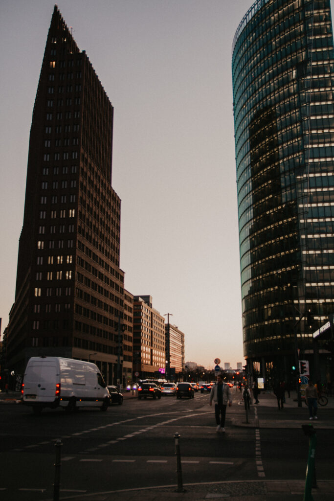Golden hour w Berlinie